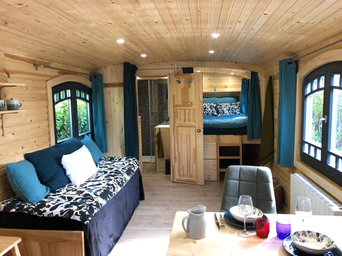 Roulotte Gites O Bien-Etre Massage Spa Sejour Bien-Etre En Hebergement Insolite Roulotte Karantez Ou En Gites Melon Ou Yock A 800 M Des Plages Maison D'Hote Drogou Порсподе Екстер'єр фото